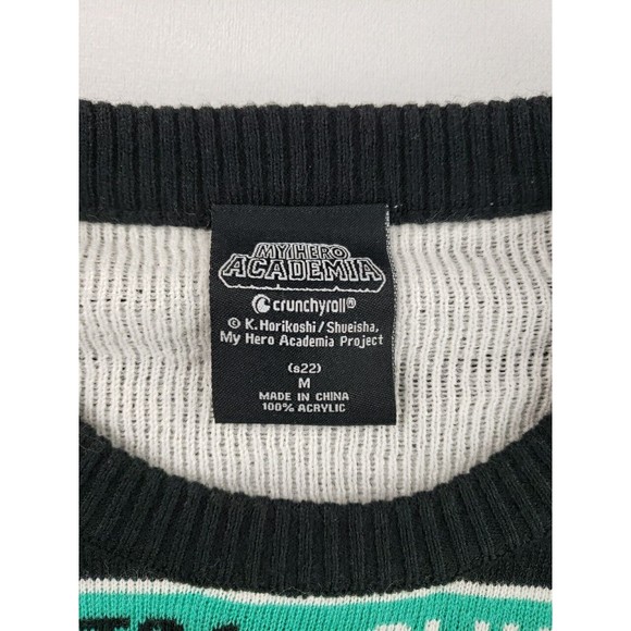 My Hero Academia - Plus Ultra Deku Izuku Midoriya Ugly Christmas Sweater Size M - Picture 3 of 6